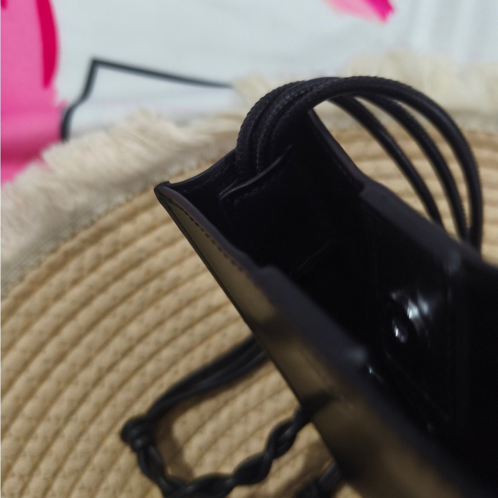 Jil Sander Black Leather Mini Crossbody Bag - Picture 8 of 10